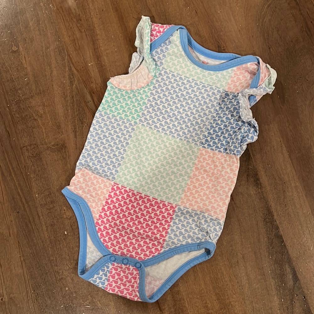 Vineyard Vines Target Patchwork bodysuit.